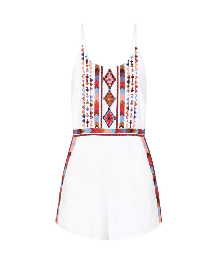 Nazilla Playsuit - White