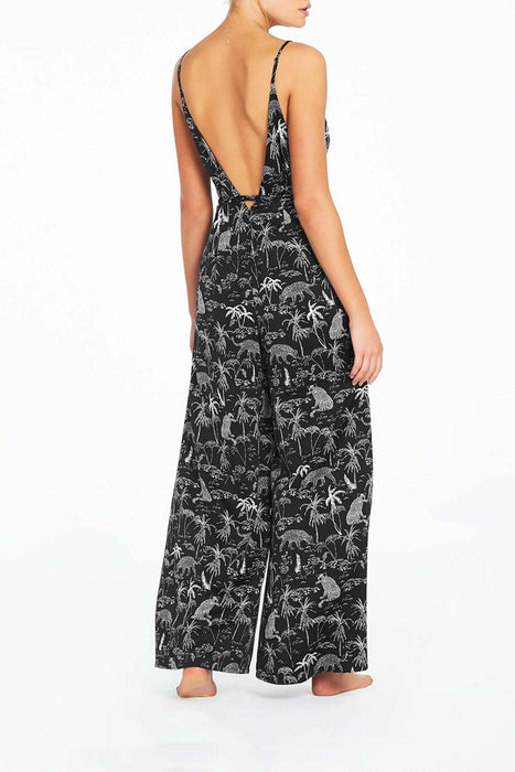 Ortygia Wide Leg Jumpsuit - Black