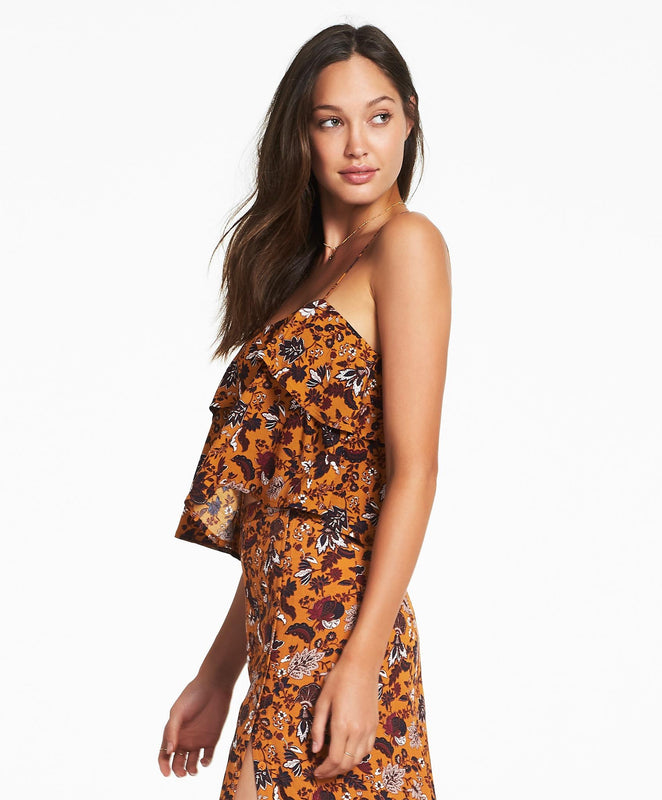 Paradis Cami Top - Mustard