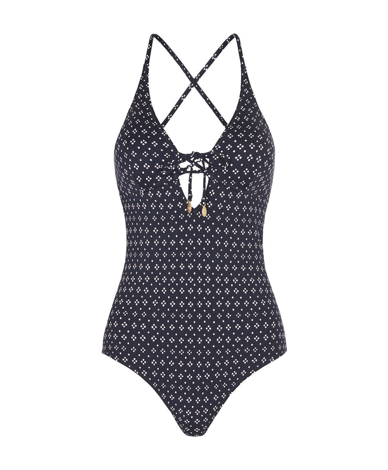 Paradis Elle One Piece Swimsuit - Indigo
