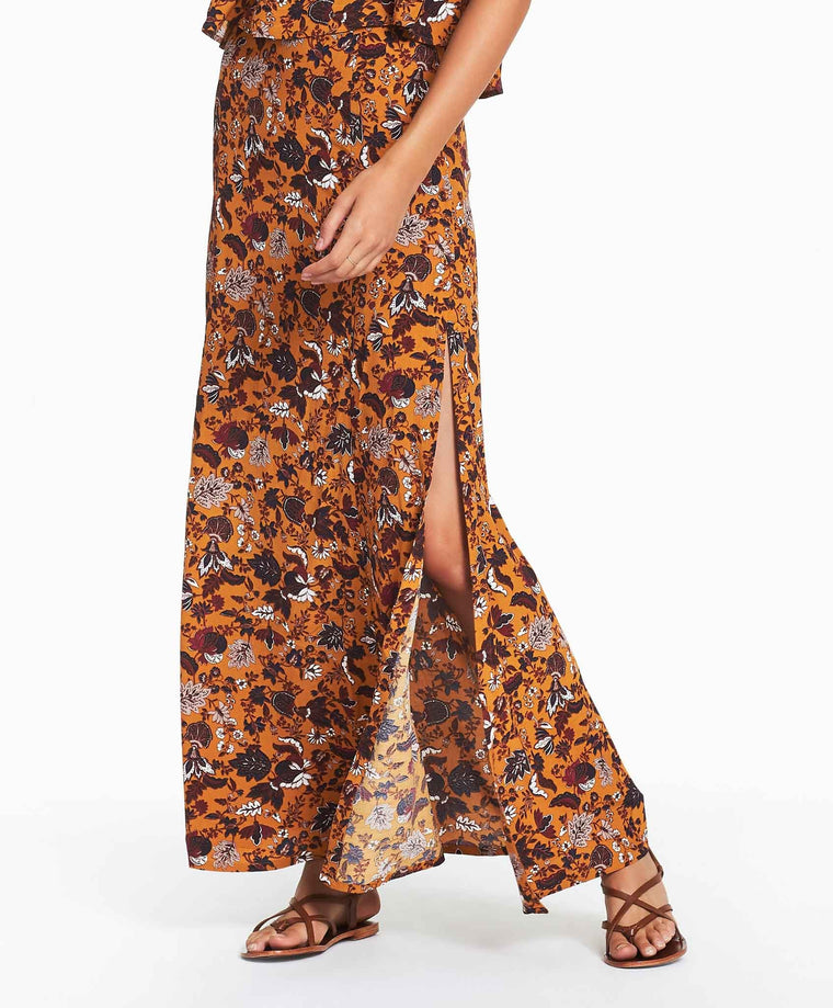 Paradis Maxi Skirt - Mustard