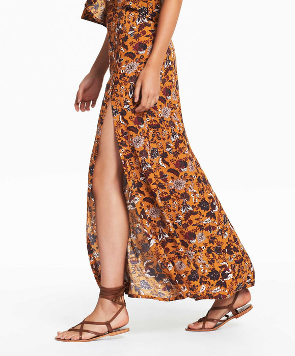 Paradis Maxi Skirt - Mustard
