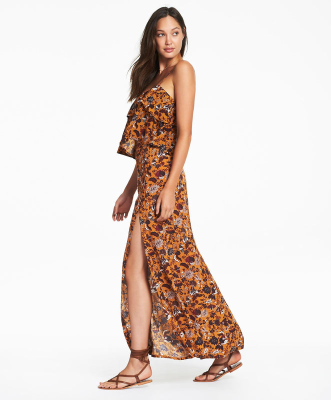 Paradis Maxi Skirt - Mustard
