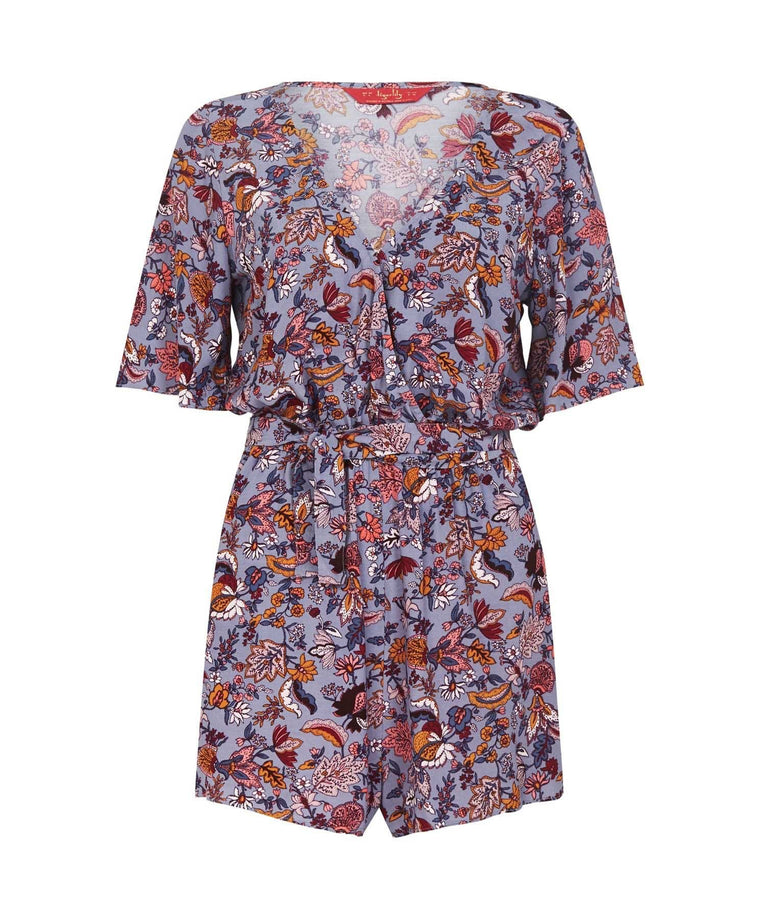 Paradis Shortsleeve Playsuit - Chambray
