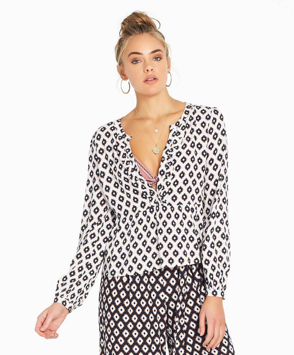 Tigerlily Parisa Blouse Top - White
