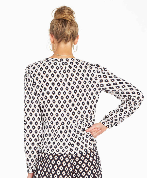 Parisa Blouse Top - White