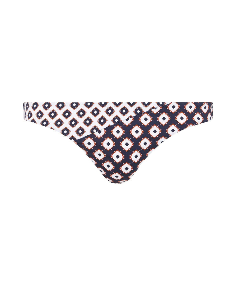 Parisa Tiger Bikini Pant - Patchwork