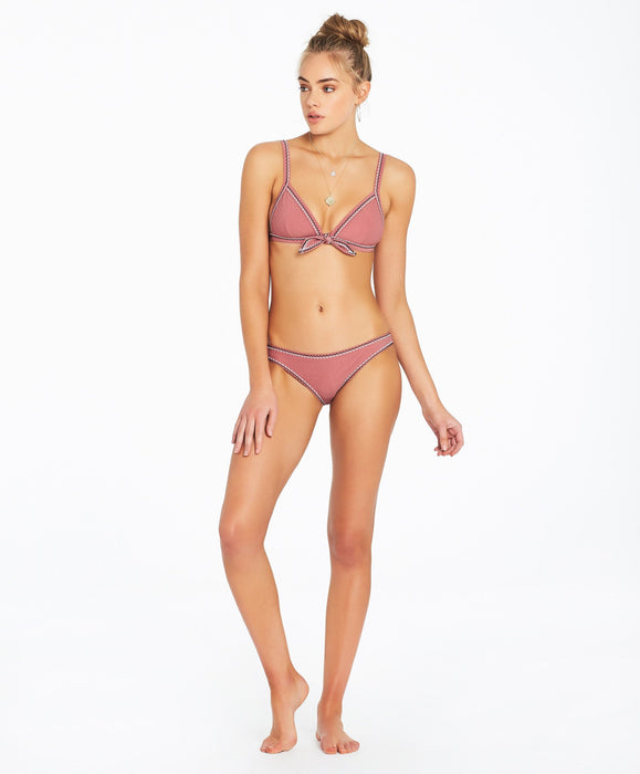Rosetta Tiger Bikini Pant - Dusty Rose