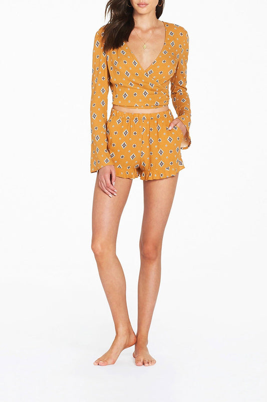 Tigerlily Sadaf Short - Mustard