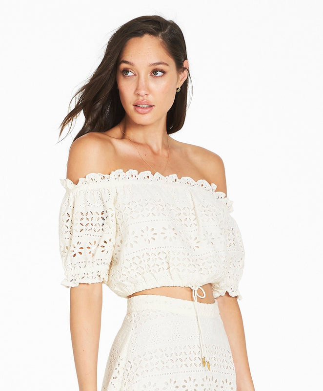 Speranza Crop Top - White