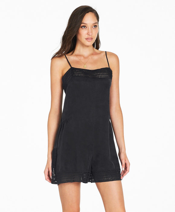Tigerlily Syracuse Playsuit - Washed Black