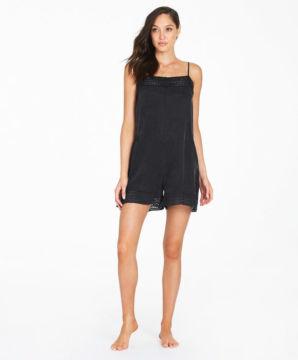 Syracuse Playsuit - Washed Black