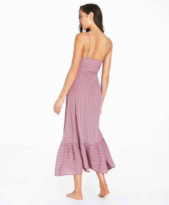 Tabriz Midi Dress - Red