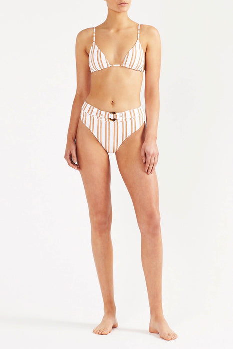 Vanita Corset Bikini Pant - Stripe