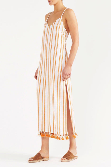 Vanita Midi Dress - Stripe