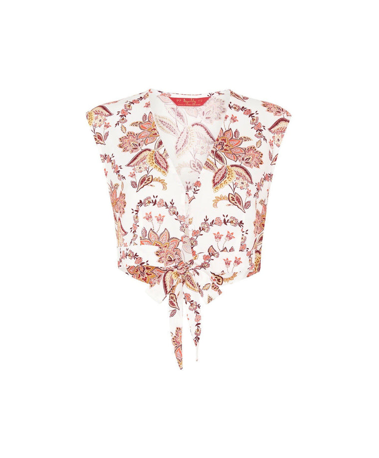 White Paradis Crop Top