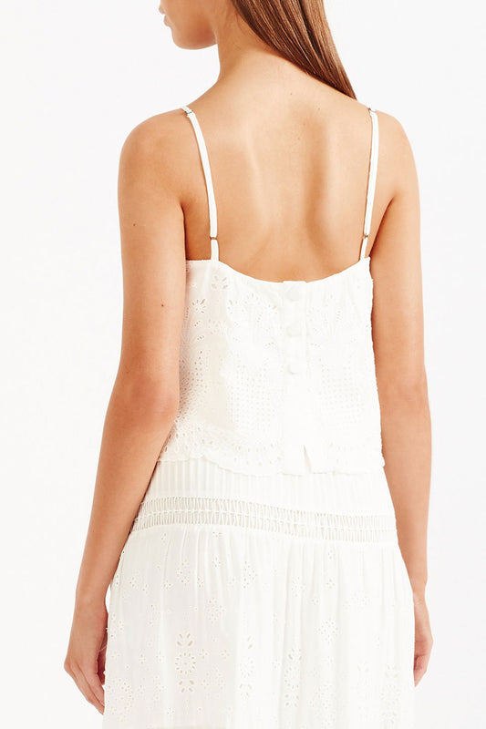 Xanthe Cami Top - White
