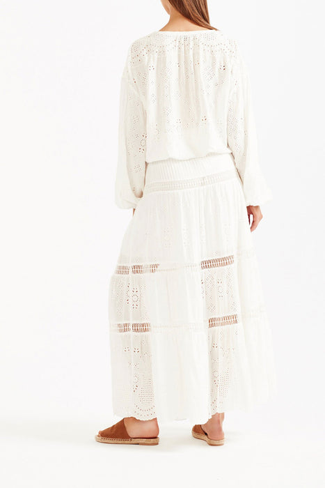 Xanthe Maxi Skirt - White