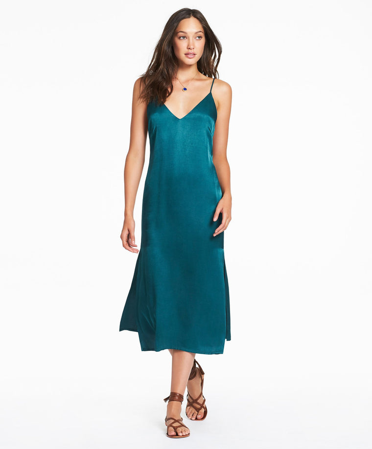 Yolanthe Midi Dress - Emerald