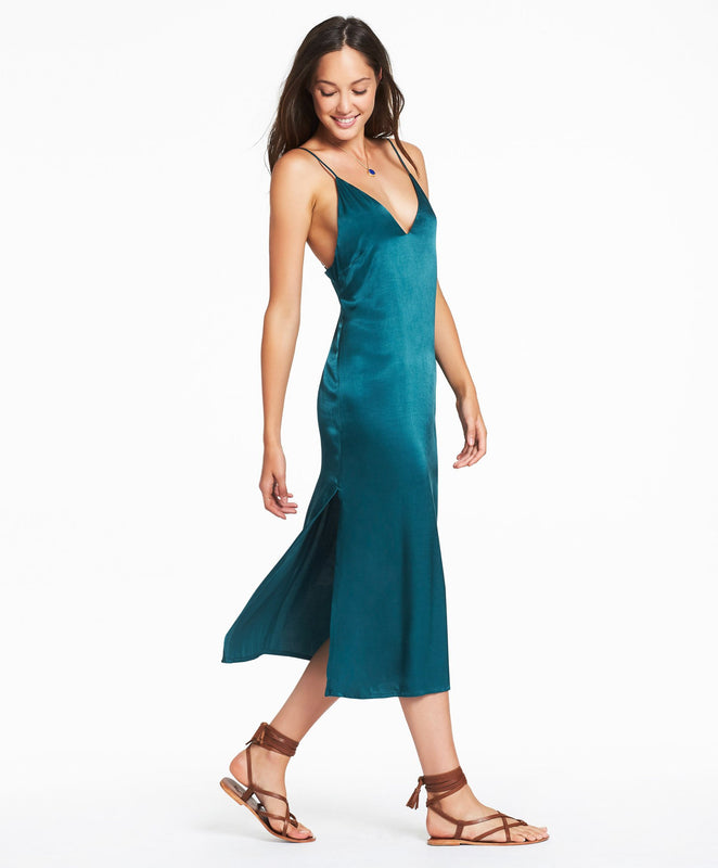 Yolanthe Midi Dress - Emerald
