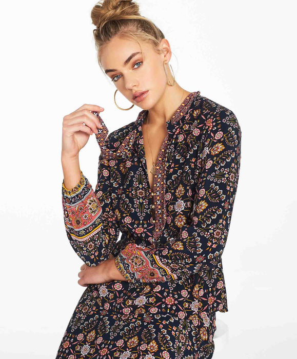 Tigerlily Zareen Blouse - Indigo