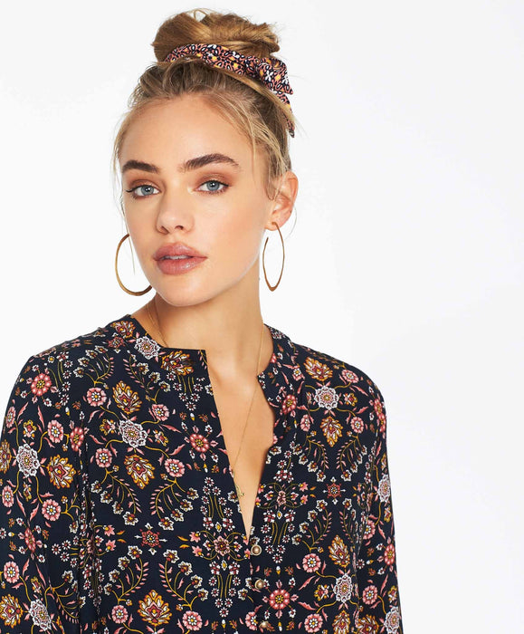 Zareen Blouse - Indigo