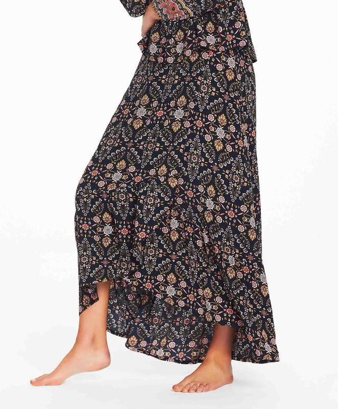 Zareen Maxi Skirt - Indigo