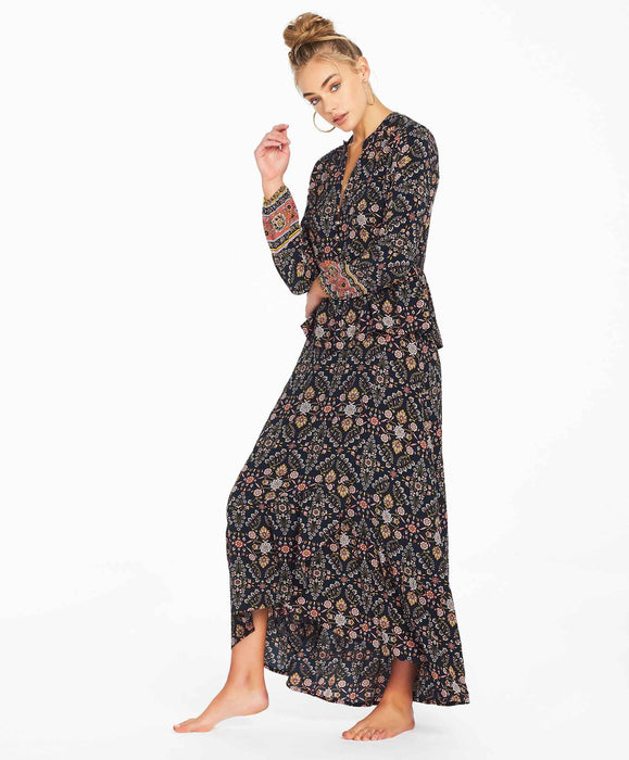 Zareen Maxi Skirt - Indigo