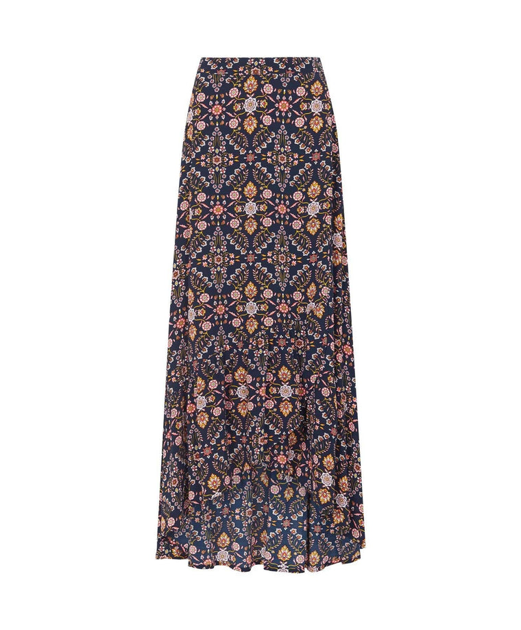 Zareen Maxi Skirt - Indigo