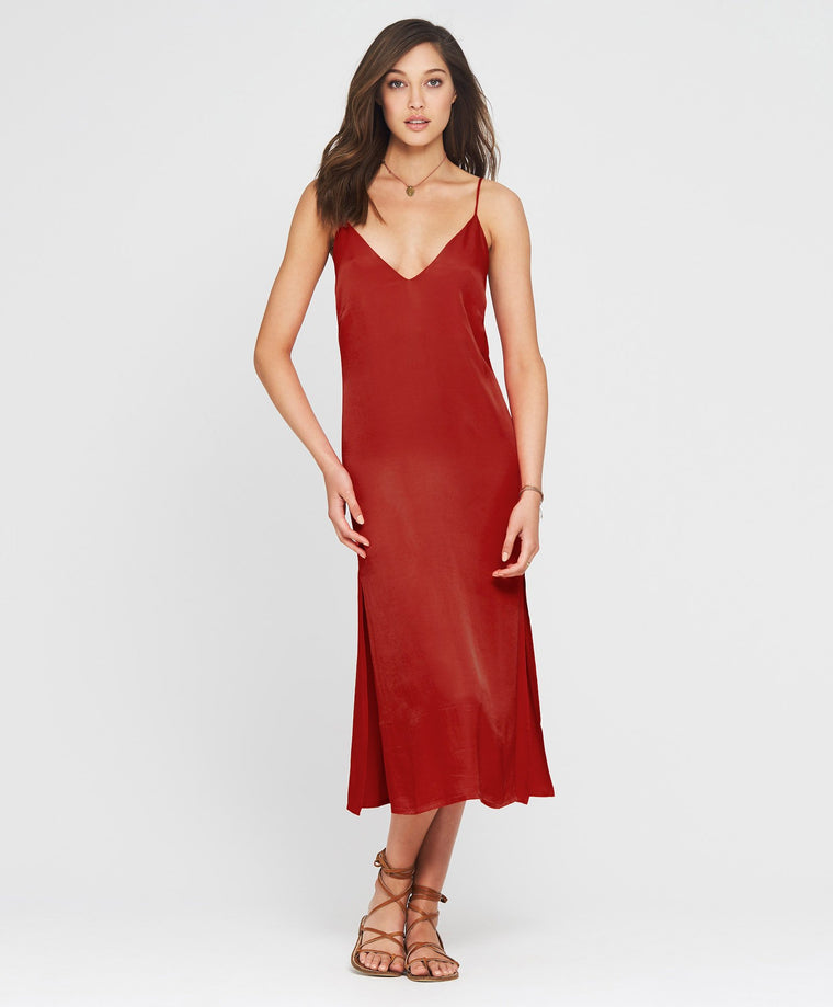 Yolanthe Midi Dress - Russian Red