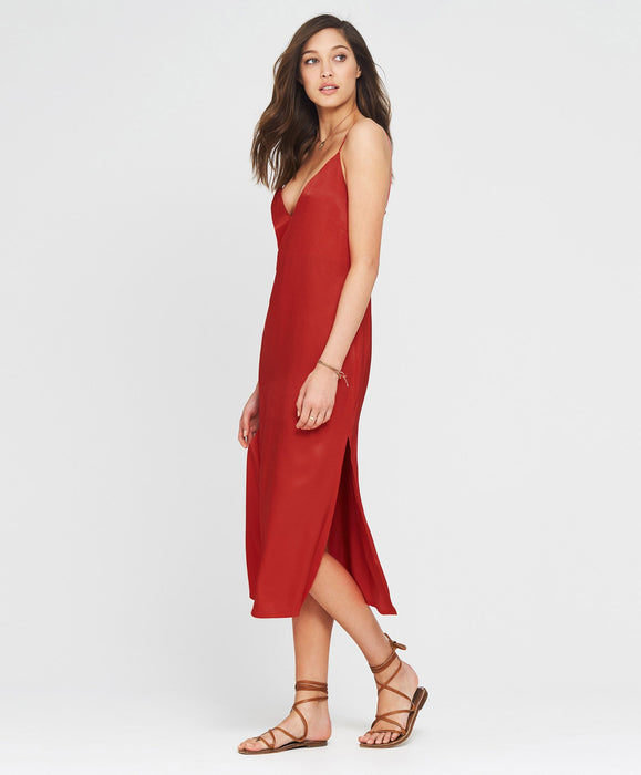 Yolanthe Midi Dress - Russian Red