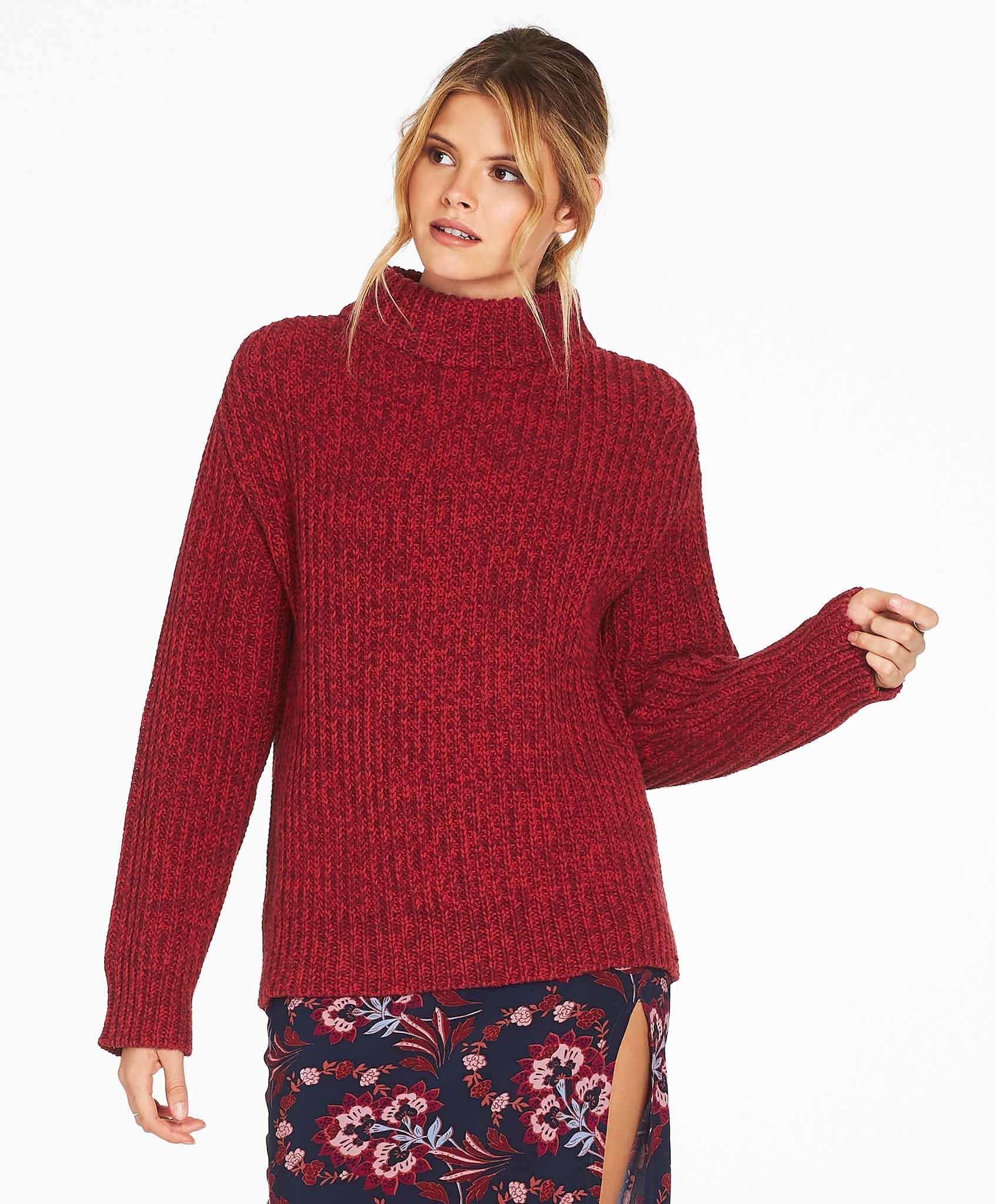 Tigerlily Carine Knitted Jumper - Garnet