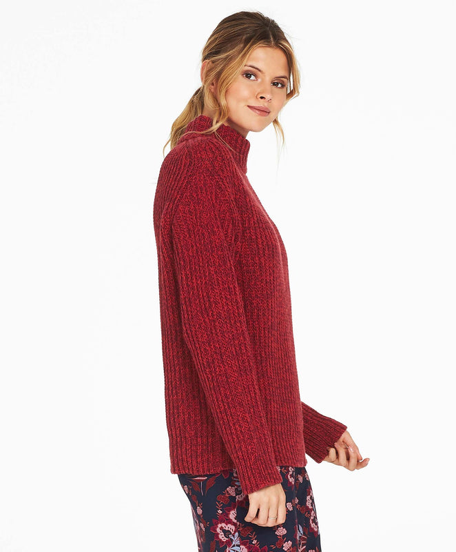 Carine Knitted Jumper - Garnet