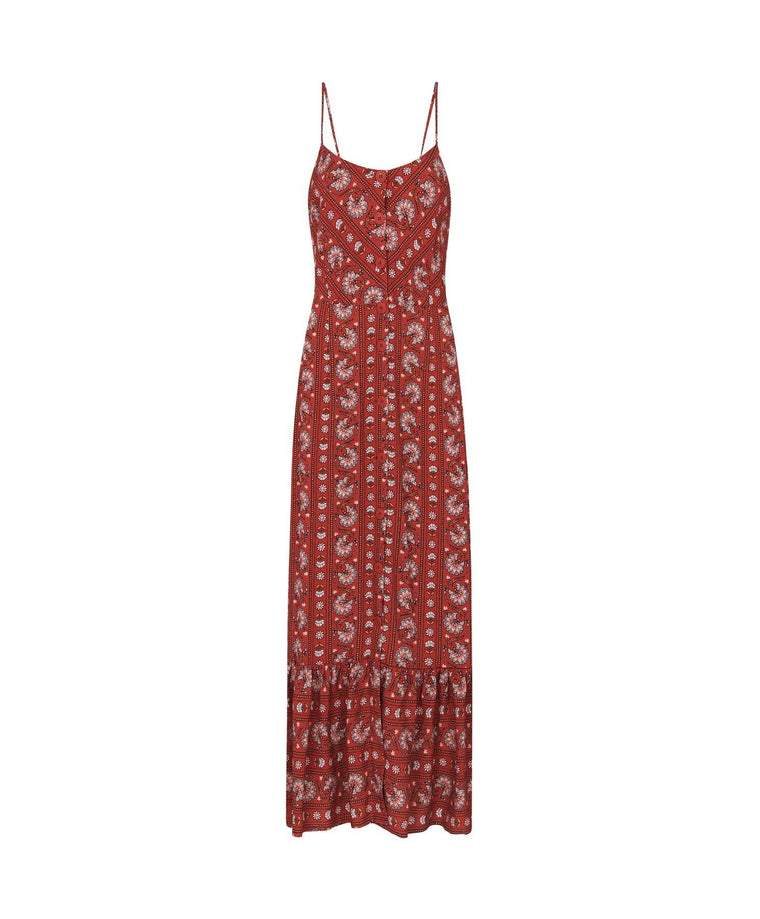 Hamilton Midi Dress - Red